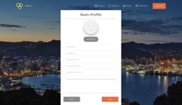 Contractor Sign up Screen - Basic Contact Details