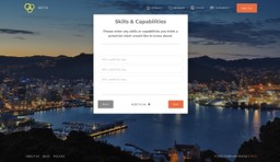 Contractor Sign up Screen - Adding Skills and Capabilities