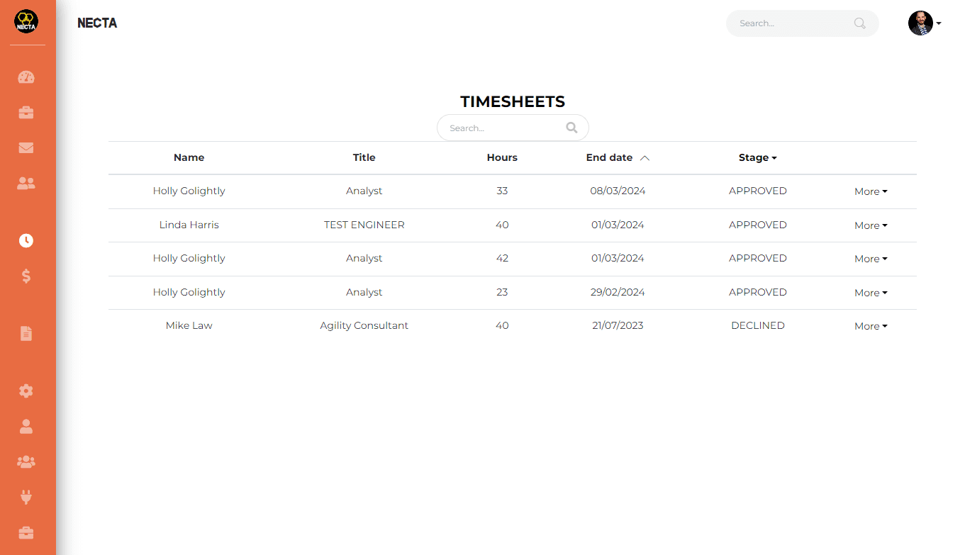 Timesheet Management